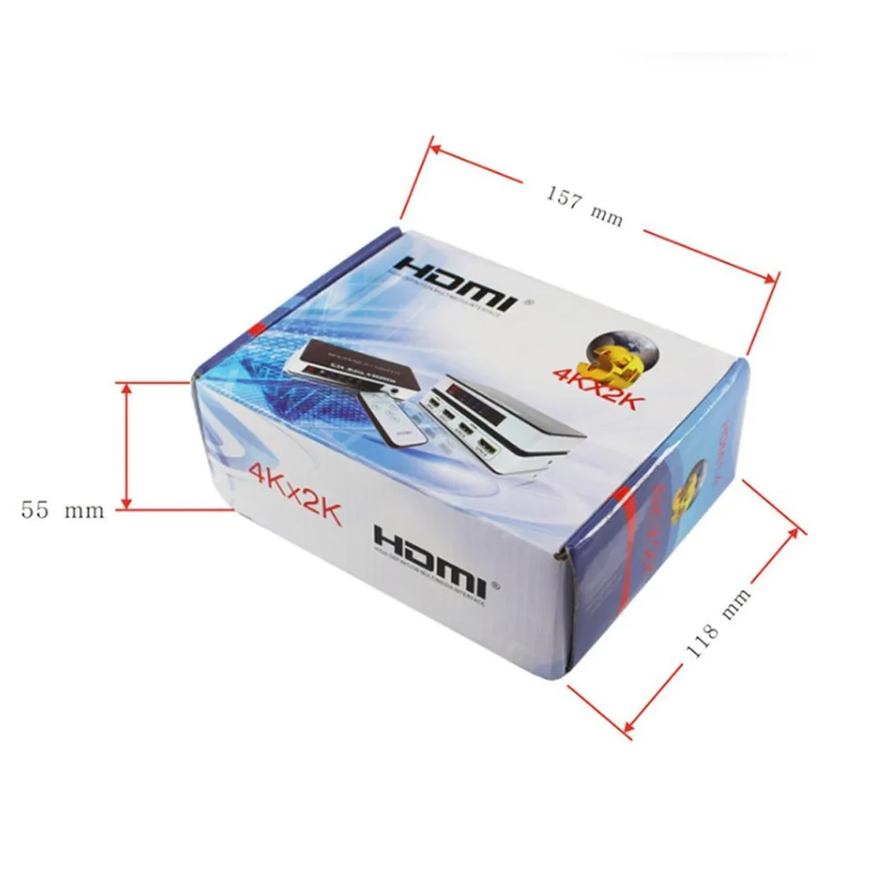 1x4 hub caixa de interruptor suporte hdmi