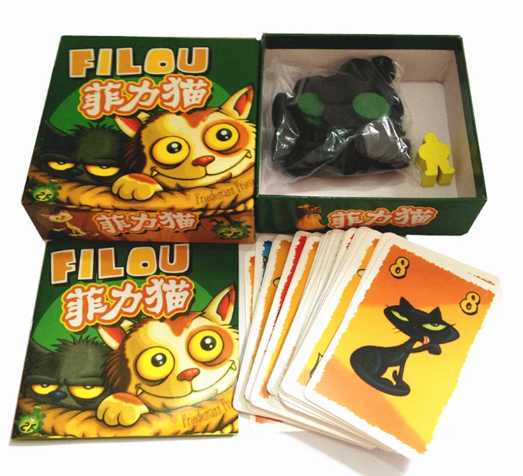 送料無料ポータブル フェリックス猫袋猫 犬カード ゲーム Filou戦略ゲーム簡単シンプル な プレイボード ゲーム Aliexpress Sports Entertainment