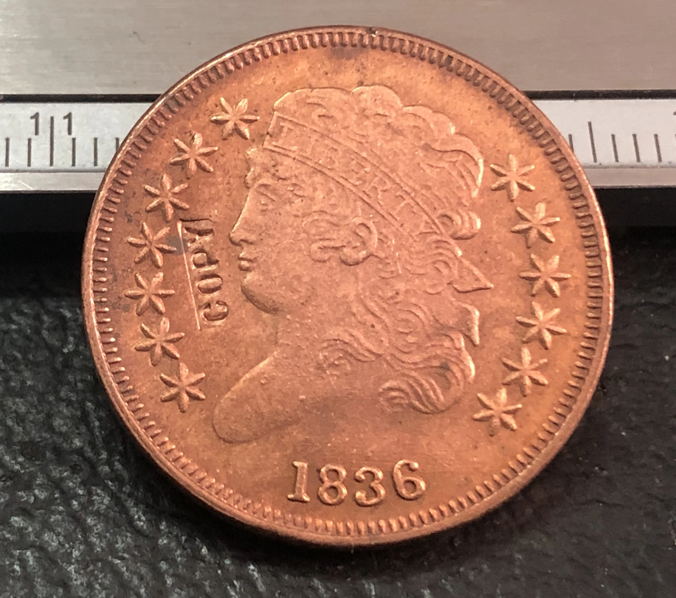 

1836 Classic Head Half Cent Copy