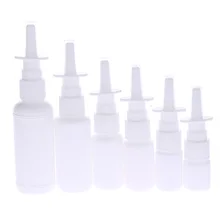 1 pc 10 ミリリットル 30 ミリリットル 50m 白真空プラスチック鼻スプレーボトルポンプスプレー霧鼻スプレーボトル医療包装