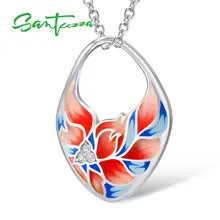 Подвеска подходит для ожерелья цепь для женщин яркий эмалированный с цветами кулон белый кубический цирконий кулон вечерние ювелирные изделия