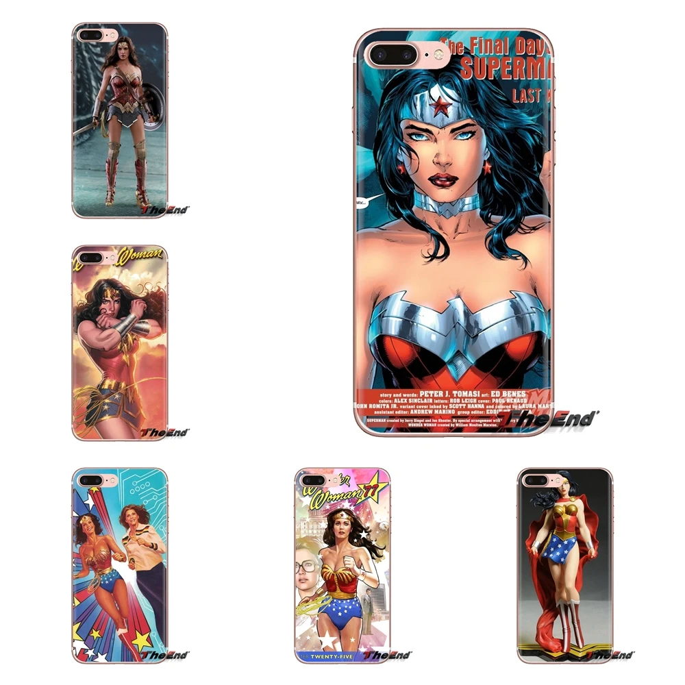 Для Samsung Galaxy A3 A5 A7 A9 A8 Star A6 Plus 2018 2015 2016 2017 мягкие прозрачные чехлы Чехлы Wonder Woman Сезон