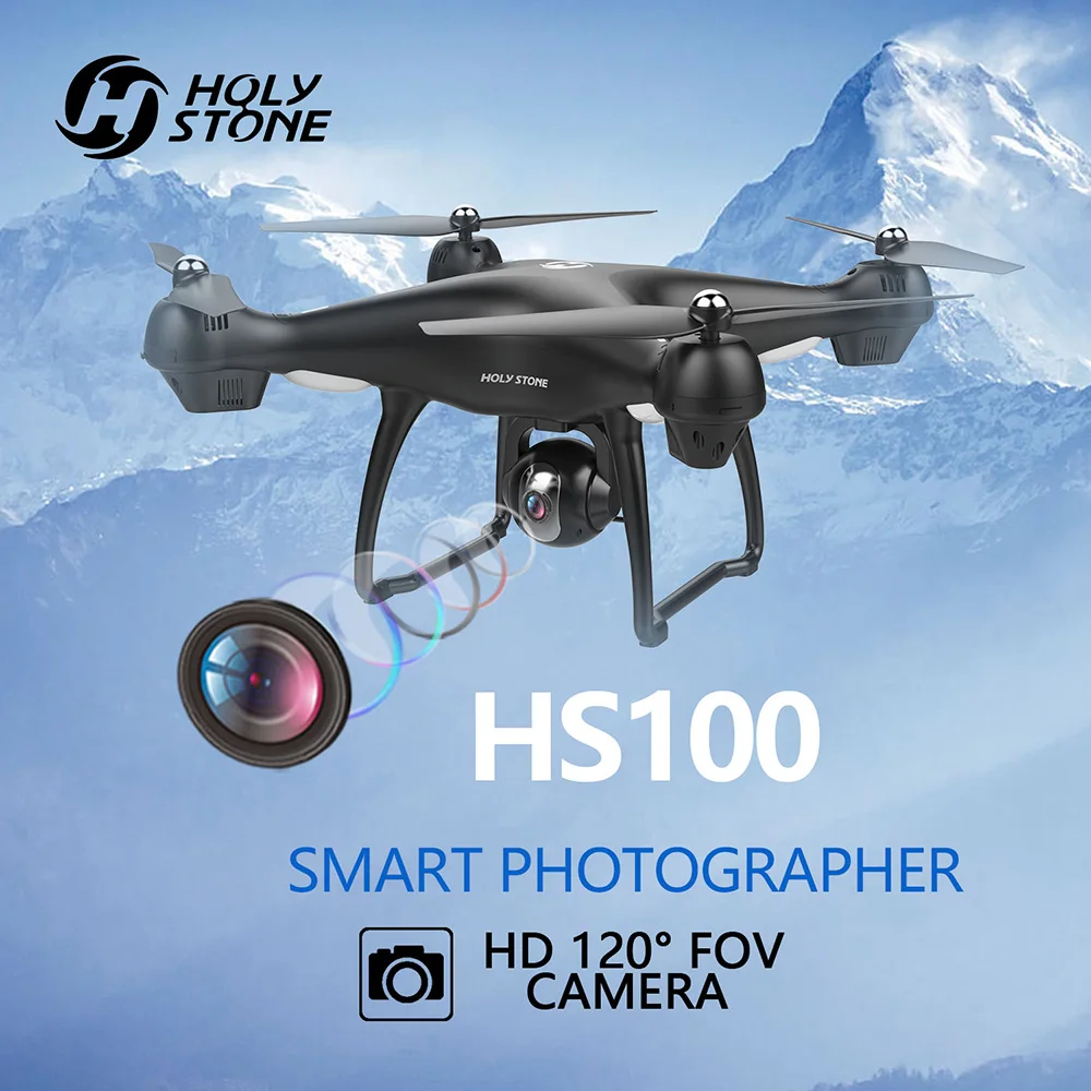 

EU USA Stock Holy Stone HS100 GPS FPV RC Drone Camera Live Video GPS Return Home Adjustable 1080P 720P HD WIFI Camera Follow Me