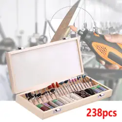 238 для инструмент Dremel Kit Шлифовальные Полировка хвостовика Craft биты Электрические Комплект ~