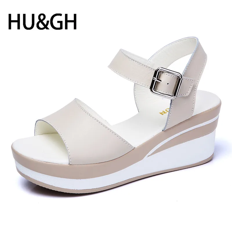 2017 Fashion Women Sandals Summer shoes wedges Open Toe 2017 Fashion Summer Sandals Women Thick Heel Platform