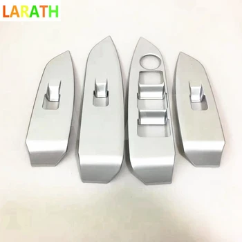 

For 2017 2018 Mazda CX-3 CX3 Inner Door Armrest Window Lift Switch Button Cover Trim ABS Chrome Stickers Car-Styling Accessories