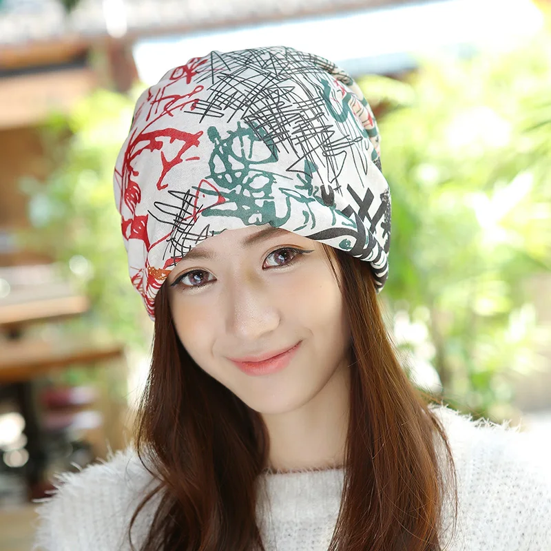 Hot Selling Casual Women Beanie Hat Turtleneck Cap Multifunction Neck Scarf Winter Hat