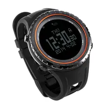 2016 Sunroad FR801B5 Sport Digital Watch Men’s Watch 5ATM Waterproof Altimeter Compass Stopwatch Fishing Barometer Orange