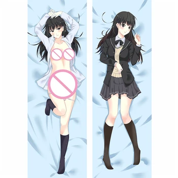 

September update Anime Amagami Morishima Haruka & Nakata Sae Tachibana Miya Dakimakura pillow case cover hugging Body pillowcase