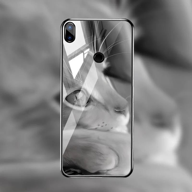 M022 Чехол из закаленного стекла Star Space для Xiaomi mi A1 A2 lite чехол s Coque для Xiao mi Red mi Note 7 6 Pro mi 9 SE бампер Funda - Цвет: M022