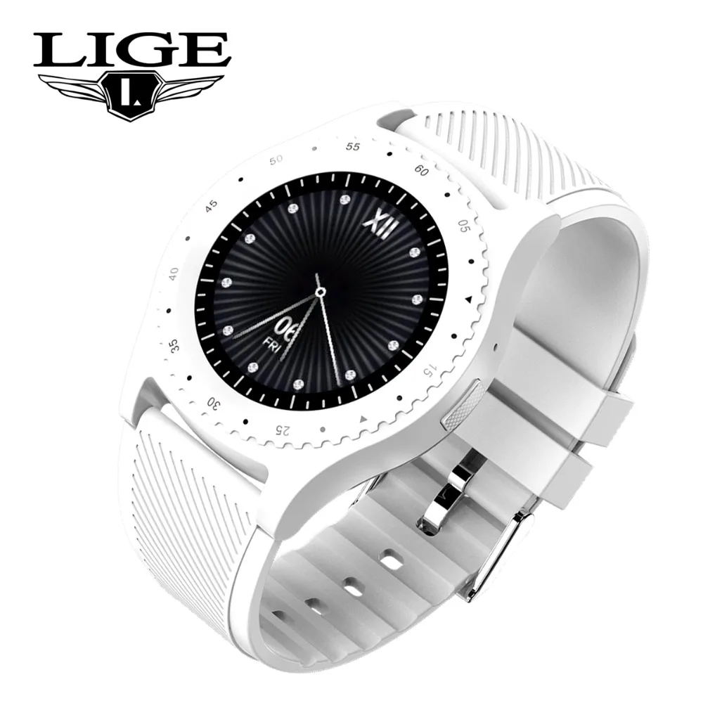 

LIGE Smart Watch Men Women Sport Fitness Watch LED Touch Screen Support SIM TF Card Bluetooth Clock for Android IOS reloj hombre