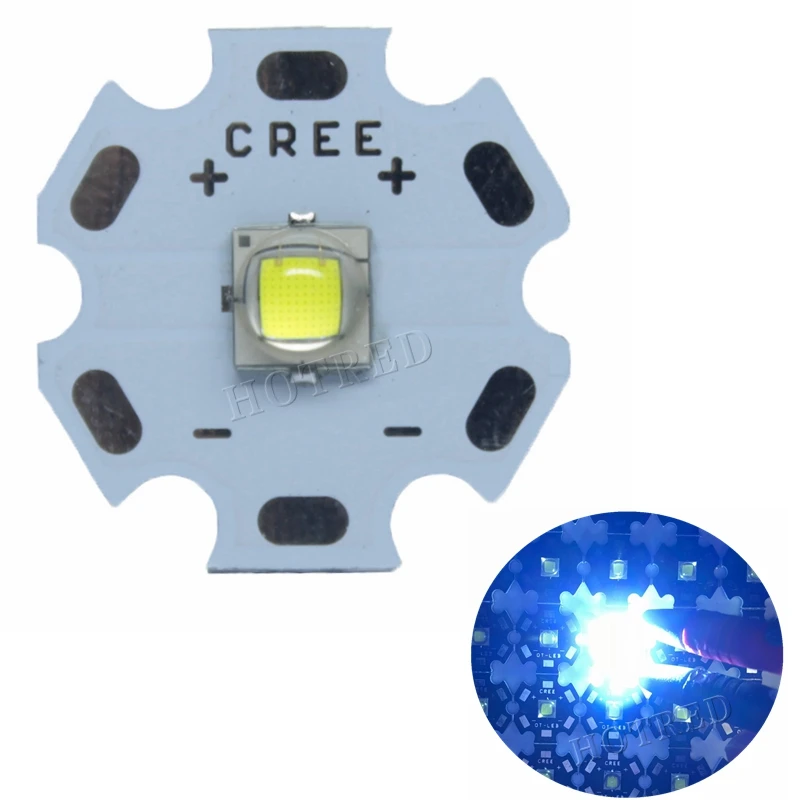 1 шт. светодиодный светильник Luminus 10 Вт холодный белый 1100lm вместо CREE XML T6 XML2 диодный