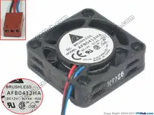 Fã de refrigeração do servidor da c.c. 12v 0.14a 40x40x10mm da eletrônica afb0412ha f00 de detla