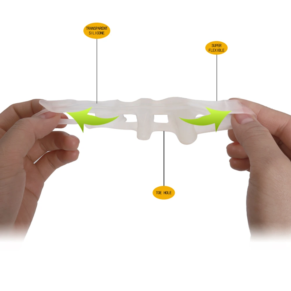 Силиконовые разделители для пальцев ног выпрямитель Bunion корректор молоток разделитель пальцев для мужчин и женщин инструмент для ухода за ногами разделитель пальцев