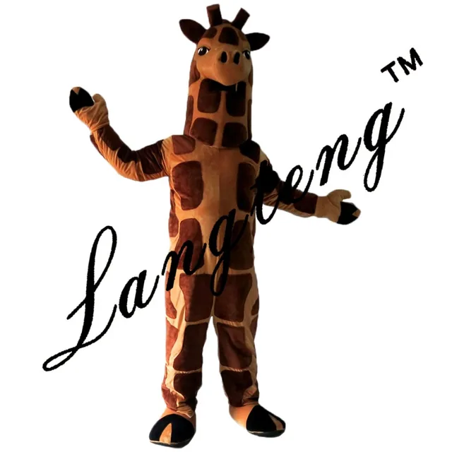 2018 new giraffe mascot costumes for adults christmas halloween outfit free shipping