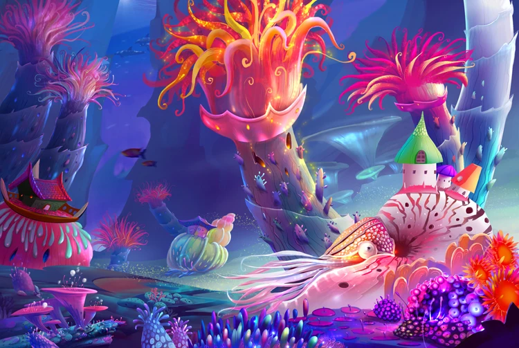 

500 шт. деревянная головоломка фантастические морское дно пазл белый карты взрослых детские развивающие игрушки