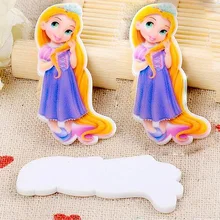 100 шт./лот 43x21 мм Мультяшные полимерные с плоской задней Кнопки для волос бант Центр Ремесло ScrapbookingSC202