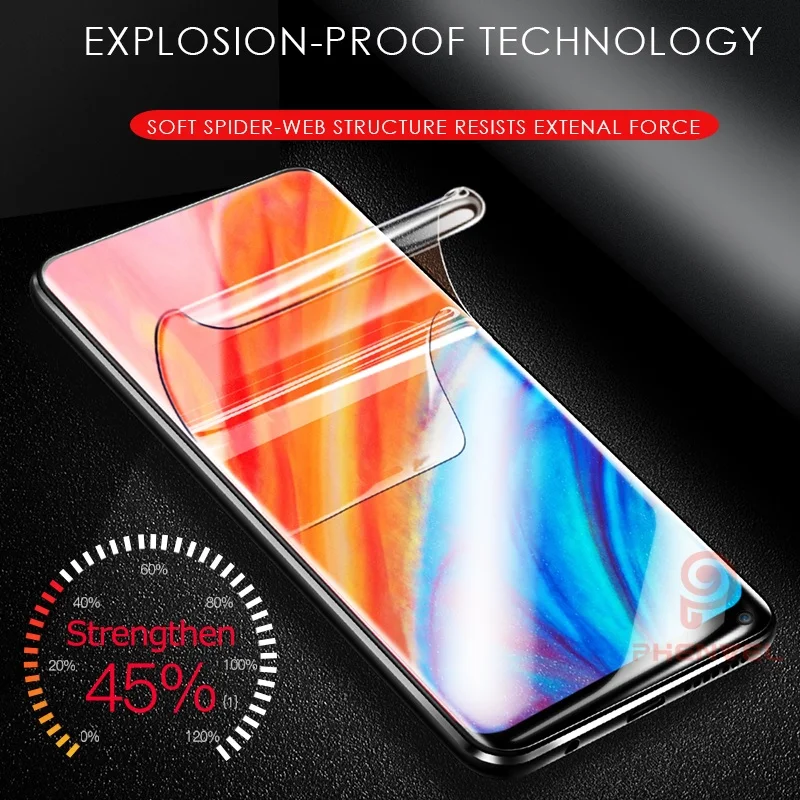 Тонкая Гидрогелевая пленка Phenvel для xiaomi mix 2 3 2s защитная экрана гибкая гелевая 3D