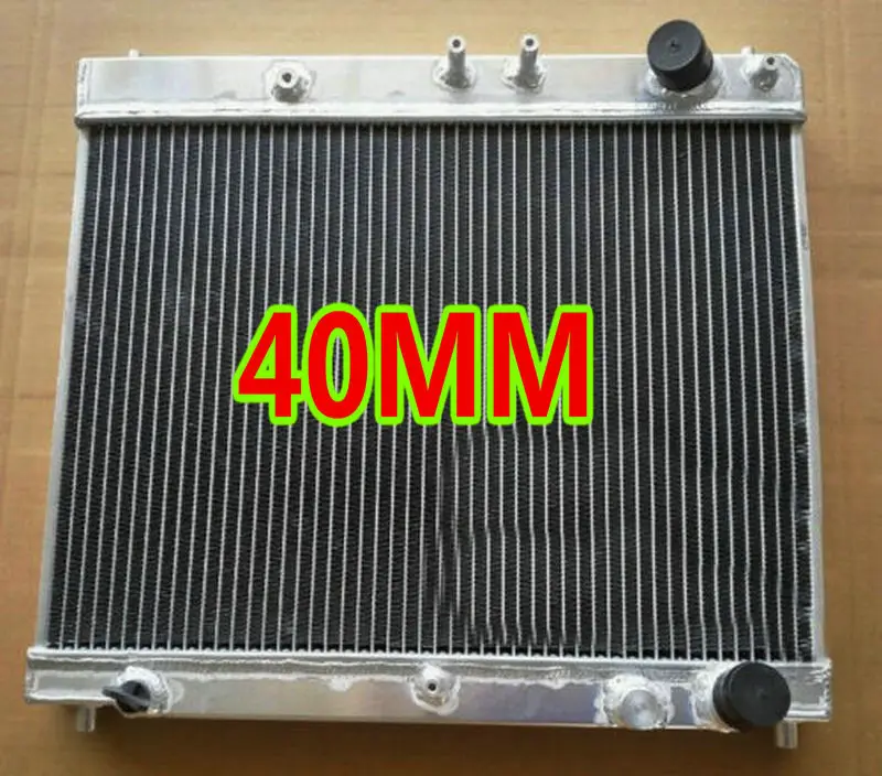 Алюминиевый радиатор+ вентилятор для 2004-2006 Scion XA NCP61/XB NCP31& 2000-2005 Toyota Echo/Yaris/Vitz NCP12/NCP13 1.5L 1NZ-FE I4 - Цвет: Radiator