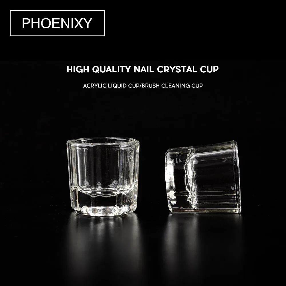 Nail Crystal Cup Acrylic Glass Nail Art Cup Crystal Jar for Mixing Acrylic Liquid & Acrylic Powder Tiny Dappen Dish Octagon Cup Nail Crystal Cup Acrylic Glass Nail Art Cup Crystal Jar for Mixing Acrylic Liquid & Acrylic Powder Tiny Dappen Dish Octagon Cup