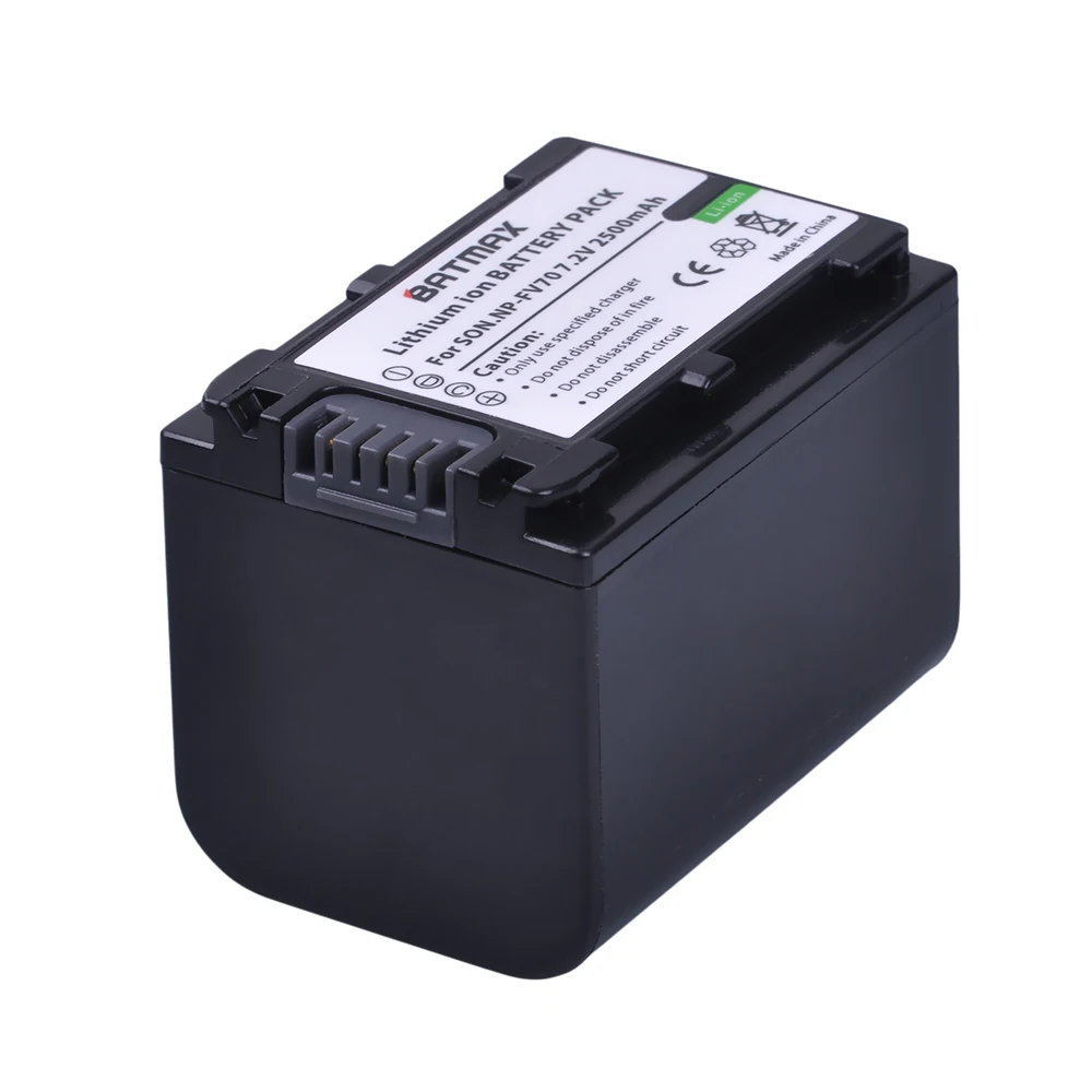 Günstige 1 Pack 2500 mAh NP FV70 NP FV70 NPFV70 batterie für Sony NP FV50 FV30 HDR CX230 HDR CX150E HDR CX170 CX300 Z1