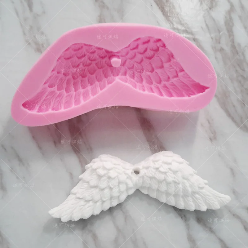 HOHOBLANC Горячая продажа Sugarcraft Крылья Ангела ароматерапия DIY силиконовая форма