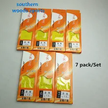 Sub-line рыболовный крючок, 7 упаковок/комплект, маленькие рыболовные крючки, Тайваньская удочка