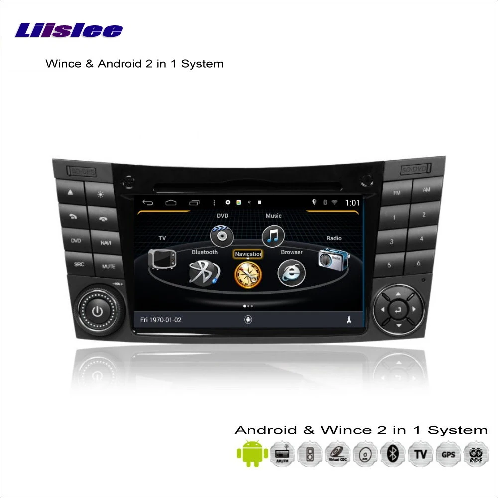 Best Liislee Android Multimedia For Mercedes Benz CLS C219 2004~2010 Radio DVD Player GPS Nav Navigation Audio Video Stereo System 3