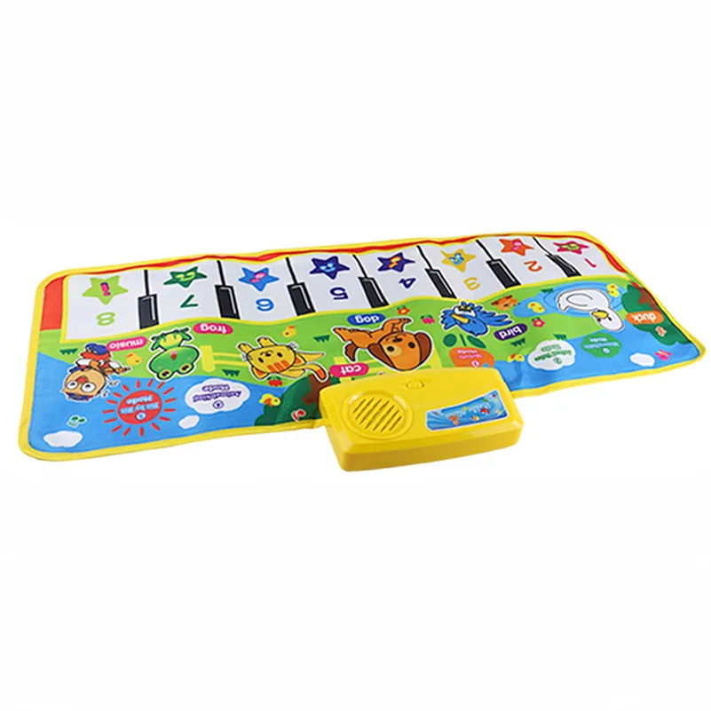 1PC New Touch Play Keyboard Musical Music Singing Gym Carpet Mat Best Kids Baby Gift toys for child