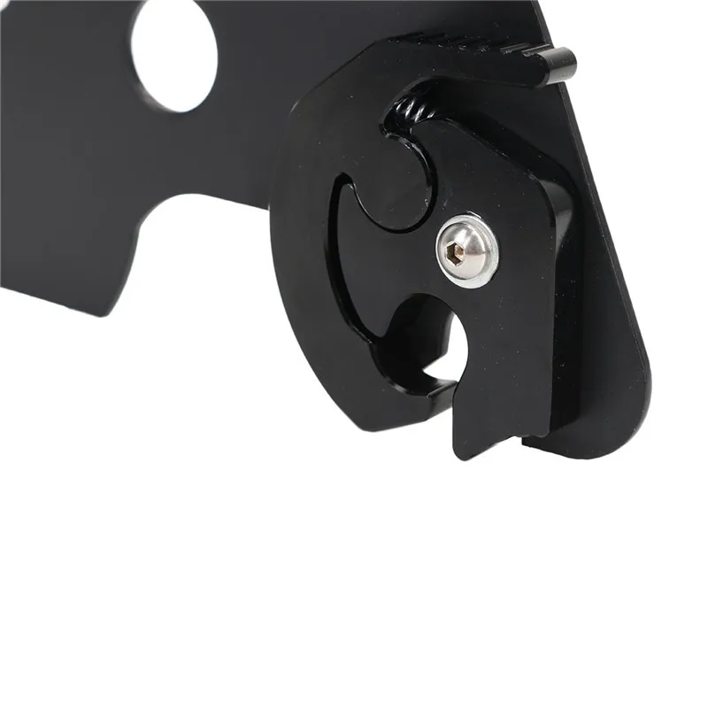 For Harley Touring Detachable Rotary Sissy Bar Luggage Rack Docking Latch Clip For Road King Electra Glide Sportster 833 1200 Softail Fat Boy (16)