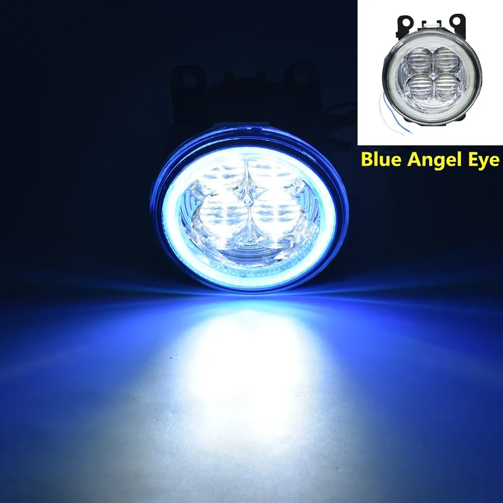 2x супер яркий Ангельские глазки белые синие светодиодные Противотуманные огни противотуманных фар для Citroen C5 2004 2005 2006 2007 2008