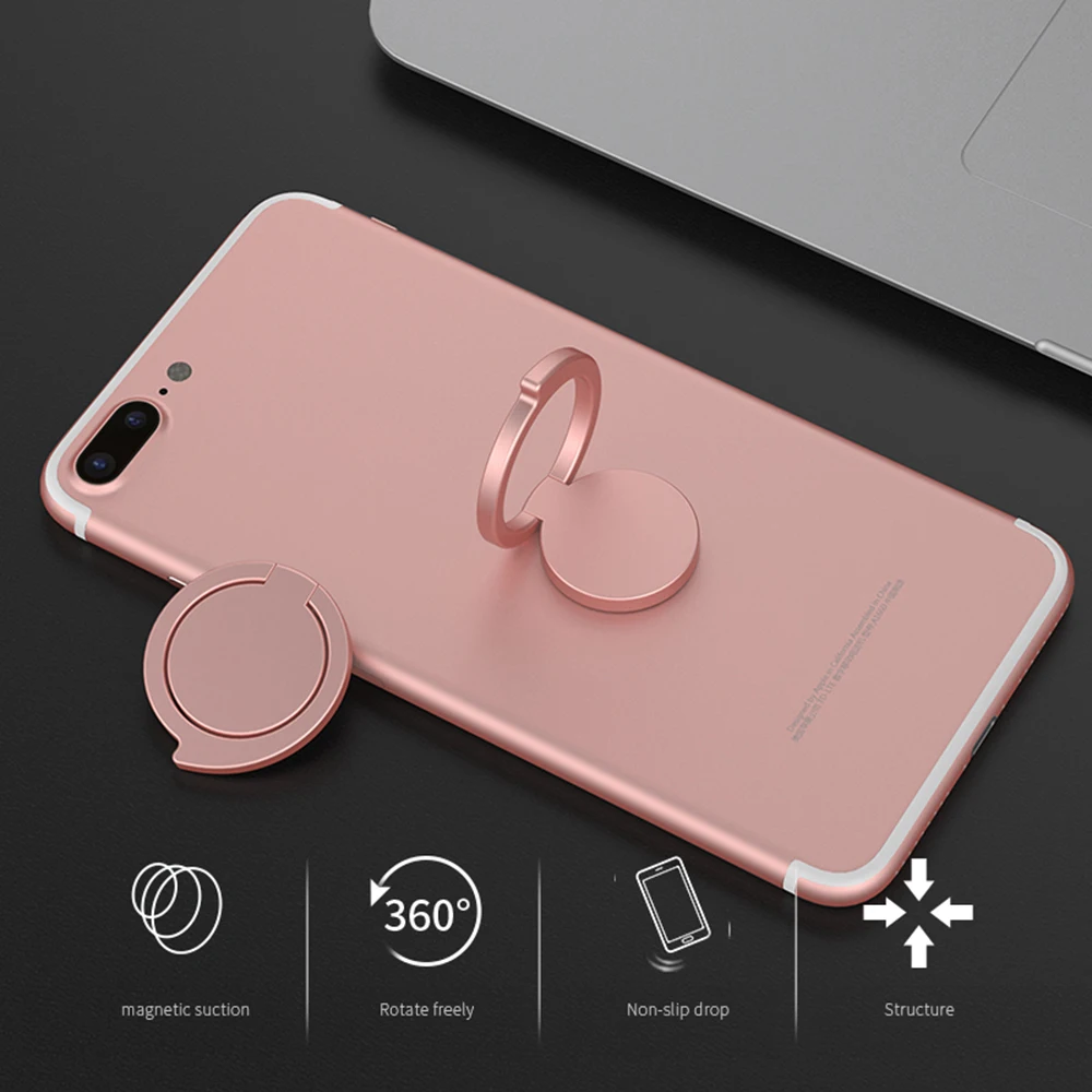 Smartphone Holder Finger Ring Phone Stand For iphone 7 8 X XR XS Max Mobile Phone Bracket For Samsung S8 S9 S10E Accessories