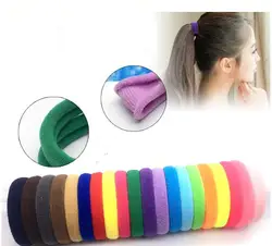 50 шт./лот принадлежности для волос для девочки для женщин детские красочные эластичные резинки для волос