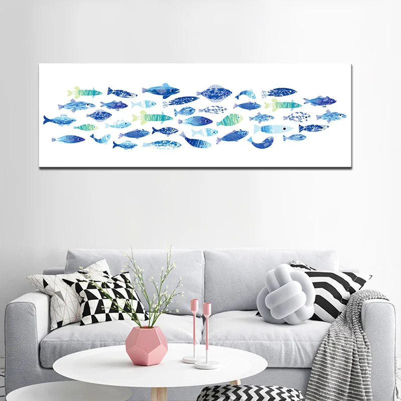 

Minimalist Canvas Painting full drill diy diamond painting cross stitch Diamond Embroidery mosaic fish office decor wedding gift