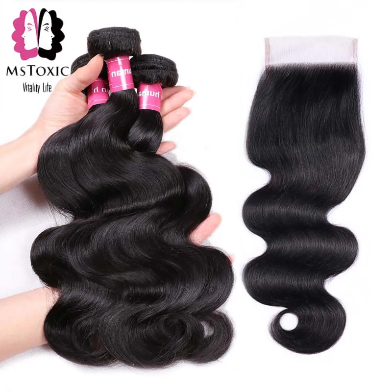 body wave bundles with closure