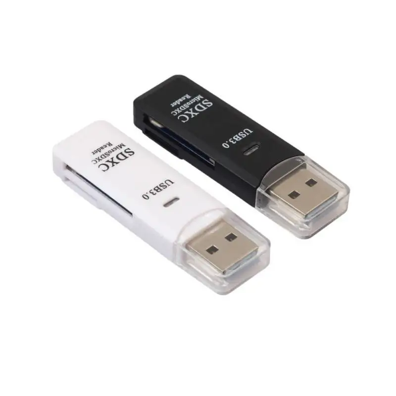 High quality usb 3 0 multi 2 in 1 memory card reader adapter for SD TF 3