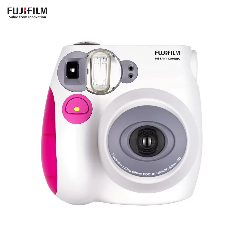 Fujifilm Instax Mini7s мгновенная камера пленочная автофокусировка с батареей ремешок на