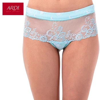 

Women's Briefs Shorts With Classic Waist Embroidery Microfiber Floral Print ARDI R1521-25