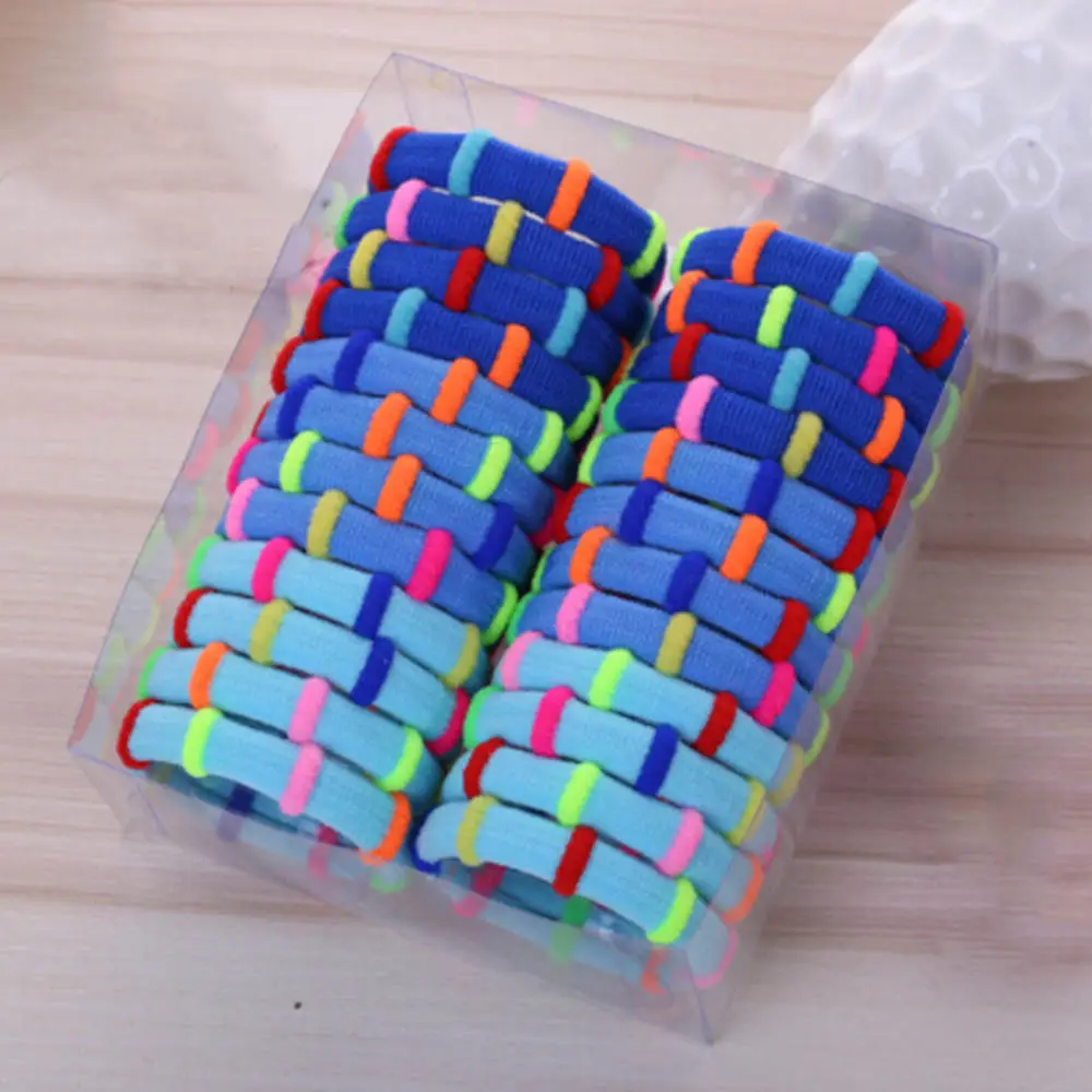 

12 Pcs/Set Popular Women Girls Rubber Band Candy Color Elastic Hair Bands Hair Scrunchies For Female Headwear Hair Accessories
