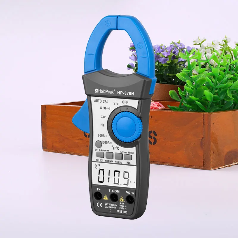 

HP-870N Digital Clamp Meter Capacitance Multimeter Diode Tester Diagnostic Tool