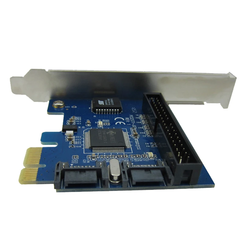 IDE & 2 ports SATA 7pin to PCI express Controller Card Chipset Jmicron ...