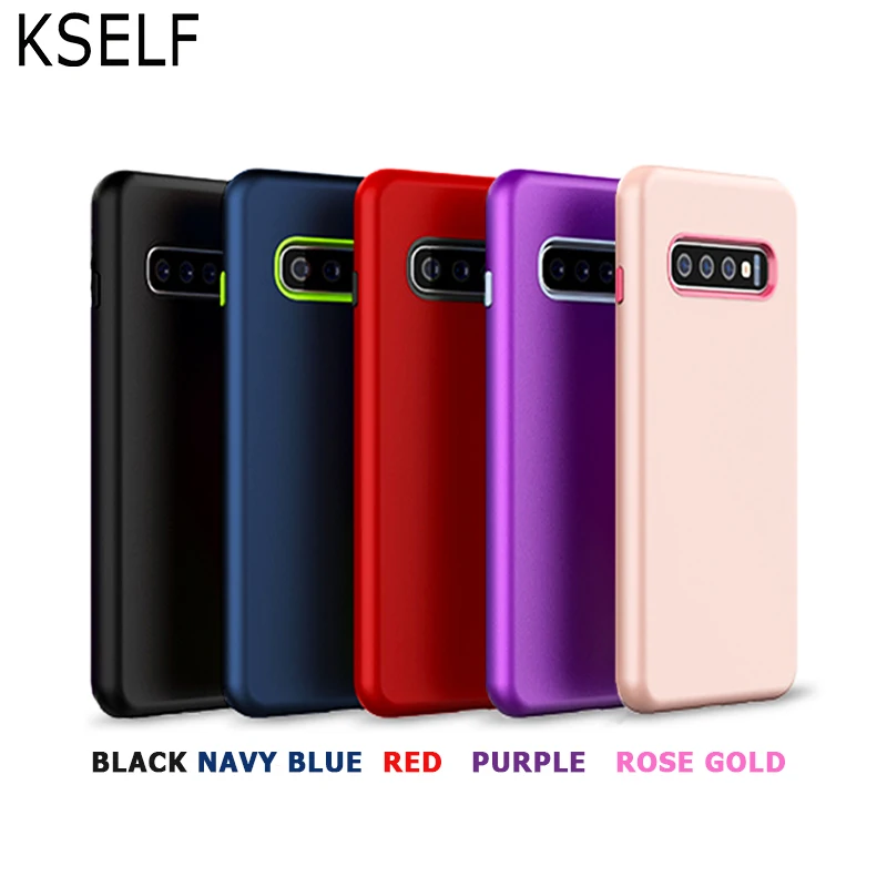 

KSELF 3 In 1 Full Protective Hard Silicone Case Cover for Samsung S10 S10 Plus S10e S9 S9 Plus Note 9 Case Samsung Note 9 Case