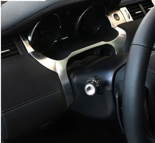 

For Land Rover Range Rover Evoque 2012-2016 Car Interior Front Dashboard Edge Cover Frame Trim ABS Chrome Sticker Accessories
