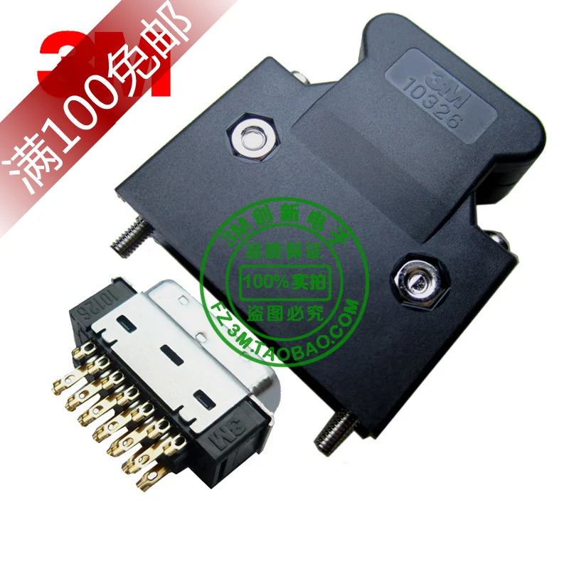

Genuine 3M connector * Yaskawa 3M 10326 SCSI 26 -pin connector MR-ECN1 connector