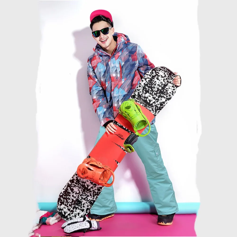 جديد حار بدلة تزلج الرجال الشتاء جديد في الهواء الطلق يندبروف ماء الحرارية الذكور الثلوج السراويل مجموعات التزلج على الجليد سترة تزلج الرجا...