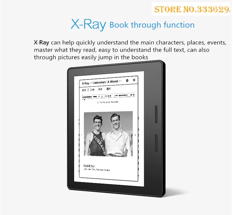 

Original Kindle Oasis 6" e-book reader +cover, double batteries Built-in reading lamp touch screen electronic book free shipping