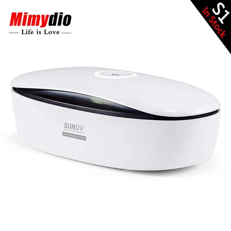 

MIMYDIO S1 UV Light Sterilizer Storage Box For Comestic Nail Art Tools Personal Care Disinfection Machine Beauty Salon Use SUNUV