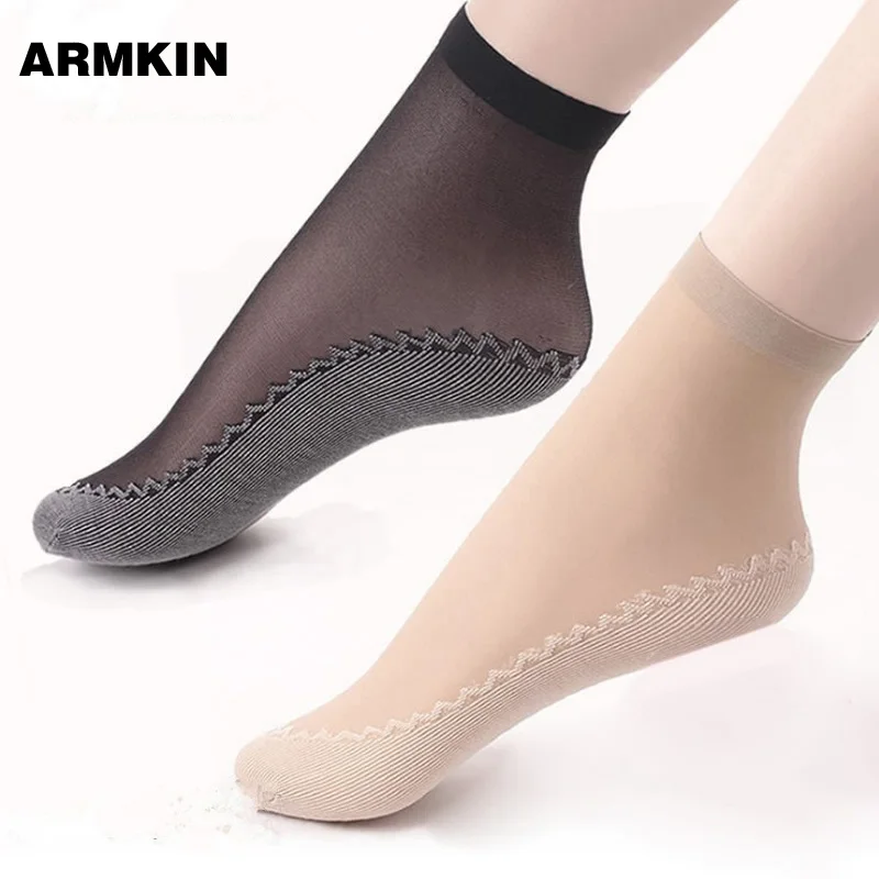 

ARMKIN Summer women Velvet Silk Socks elastic short women socks Resistant Bottom Thin Skarpety Transparent Sock Calcetines Mujer