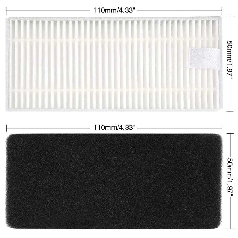 14 шт. вакуумные аксессуары фильтры щетки Замена Комплект совместимый для Eufy Robovac 11S 30 30C 15C 12