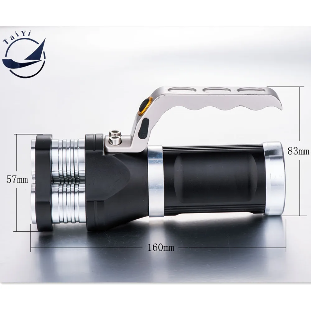 [TAIYI] 3* CREE XPE светодиодный фонарь, прожектор, фонарь, 3 режима, ручная лампа, супер яркий фонарь